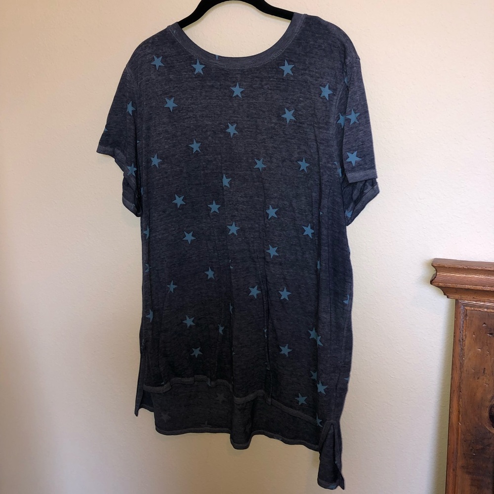 Blue star shirt